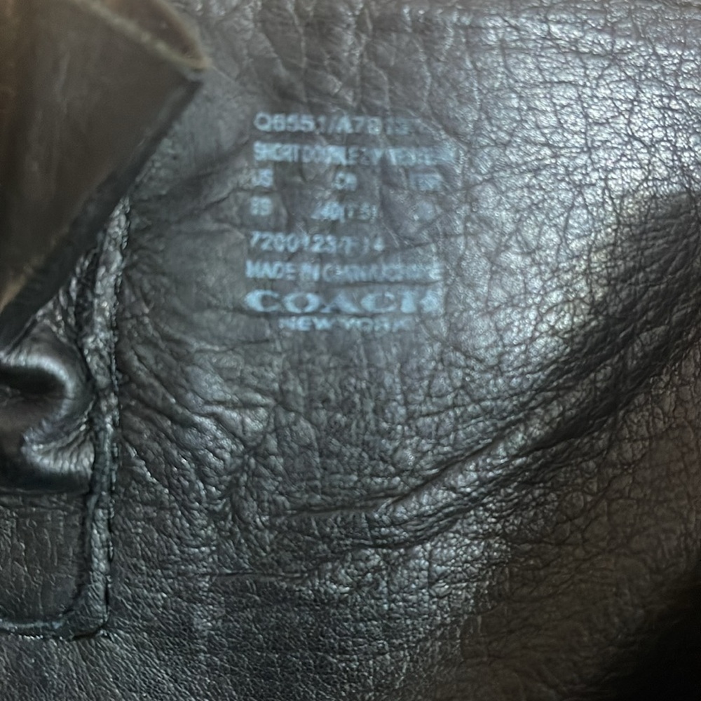 COACH Women’s Double Zipper Short Western Leather Boots - Picture 10 of 10